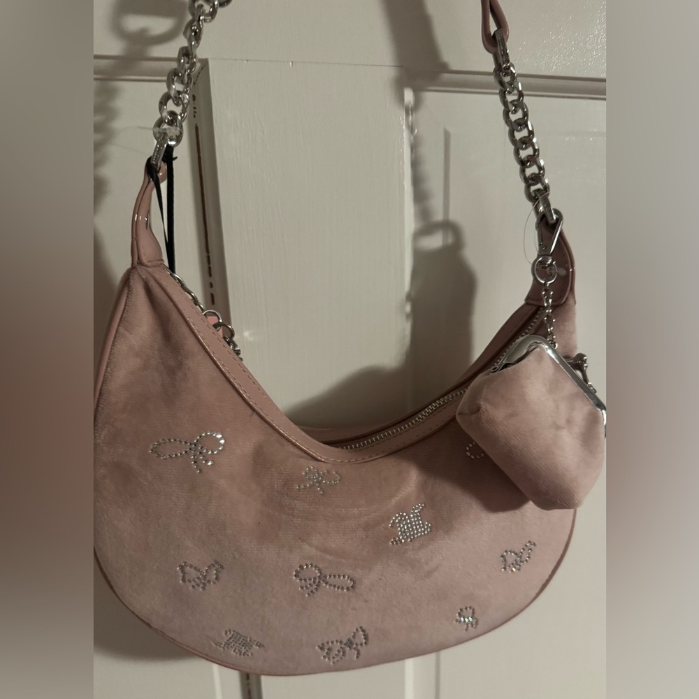 Juicy Couture Women's Pink with Matching Coin Purse with Rhinestones NWT